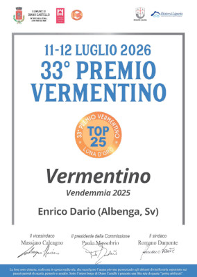 2026 - 33° Premio Vermentino